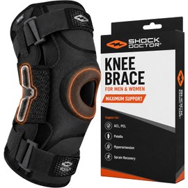 Shock Doctor Ultra - Soporte para Rodilla con Articulaciones Bilaterales, Unisex Adulto, Individual