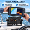 12-Pin Quick-Release Bail Mount for Fishfinder Installation – Adjustable Cradle
