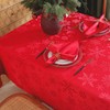 Honellaty Christmas Red Napkins, Jacquard Heavy Weight and Wrinkle Resistant