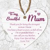 Pixie's Gift Mum's Heartfelt Keepsake: Handcrafted Wooden or Acrylic Heart