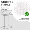 OIAHOMY Laundry Hamper with Lid, 23.8 Gal (90L) Wicker Hamper
