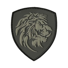 Tactical Lion Velcro Patch PVC Patch Morale Hook and Loop Backpack Hat Accessories Sticker for DIY Clothing Backpack Baseball Cap Uniform