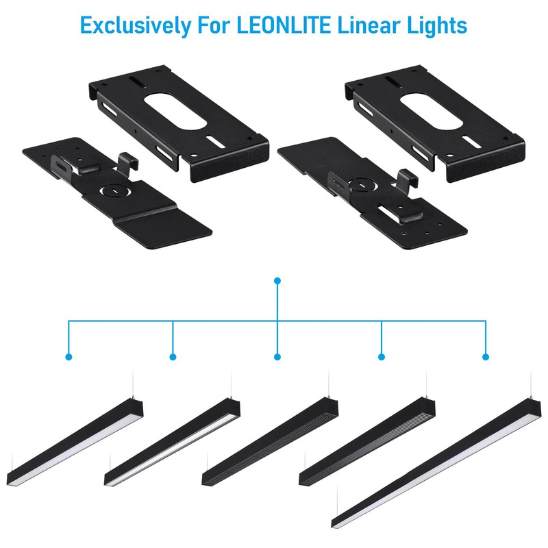 LEONLITE LED Linear Light Ceiling Mount Kit, ONLY for LEONLITE