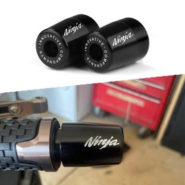 Motorcycle HandleBar Ends Fit For NINJA400 NINJA500 NINJA650 NINJA1000 NINJA ZX4R ZX6R ZX10R H2R NINJA 250 300 400R 250R 250SX 1000SX ZX14R 2022 2023 2024 2025 ALL YEAR Bar ends Accessories BK