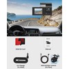 3 Channel 4K WiFi Dash Cam, 4K+1080P+1080P Front Inside and