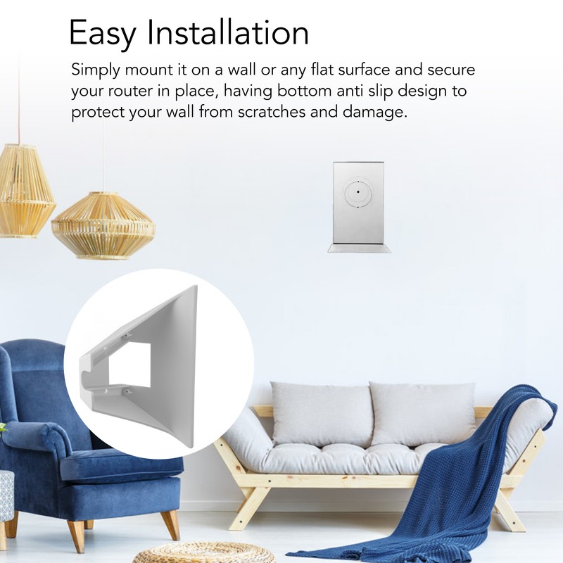 Router Bracket Holder Stable Support Easy Installation Wall Mounted Router