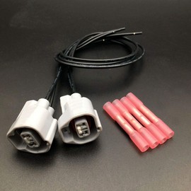 Pack of 2 Side Marker Light Pigtail Connector Harness For Compatible with Toyota Lexus Camry Prius Rav4