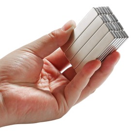 Strong Magnets, Cuboid 2.4 x 0.4 x 0.1 inches (60 x 10 x 3 mm), Set of 24