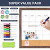 Calendar Whiteboard for Wall, 17x13 Inches White Board Calendar Dry