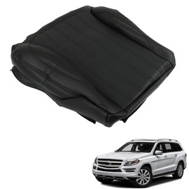ANTUKO Driver Bottom Leather Seat Cover Black Replacement for 2013-2016 GL350 GL450 Sport Utility 4-Door