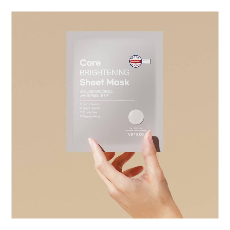 [Vegan + Derma Certified] 10 sheets of radiant whitening mask