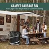 Rachmi 40 Gallon Collapsible Trash Can 2-Pack | Reusable Outdoor