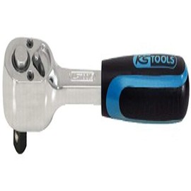 KS Tools 918.151 CHROME+ Reversible Ratchet, 1/4-Inch, 110mm