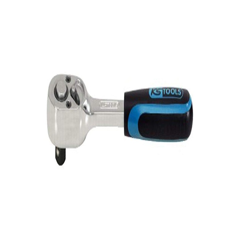 KS Tools 918.151 CHROME+ Reversible Ratchet, 1/4-Inch, 110mm