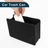 TUCKBOLD Car Trash Can Portable Seat Back Trash Bin Black
