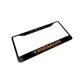 Eurosport Daytona - Compatible with Ford Tremor Badge - Daytona Lite Black License Plate Frame