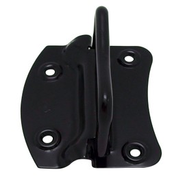 newhikari Trunk Handle Electrolytic Paint Black 100 Mil