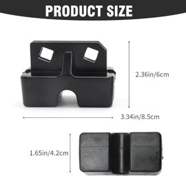 Hoypeyfiy A17-13666-000 Hood Latch Isolator Replacement for Freightliner Columbia 2001 2002 2003 2004 2005 2006 2007 2008 Hood Support Bushing