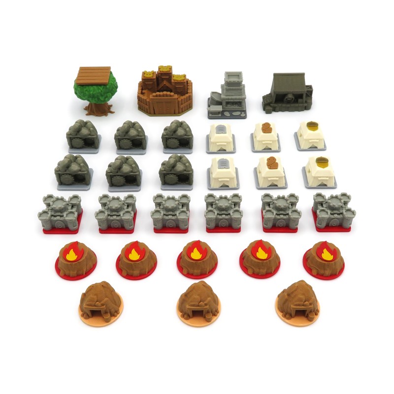 BGExpansions - All In Set for Root, 138 Pieces, High-Quality