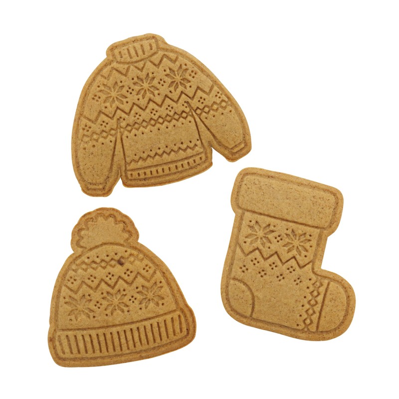 PME CH24CCC099 Cookie Cutters & Stamps, Cozy Christmas (Set of