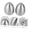 LABRIMP 2pcs Shaped Stainless Steel Condiment Bottles and Design for