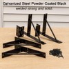 Mofeez Corner Brace Bracket No Sag Kit for Shed Doors,