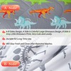 RYNGHIPY Dinosaur Kids Comforter Set Cartoon Dinosaur Bedding Sets for