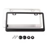 juew Stainless Steel License Plate Frame Durable with Screw Caps