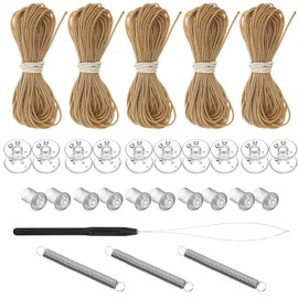 ULTECHNOVO RV Pleated Shade Repair Kit, Camper Van Window Shades Blind String Repair Replacement Kit for Travel Trailer Day and Night Pleated Shade, Includes 5 Cords, 10 Cord Retainers, 10 Bushings, 3