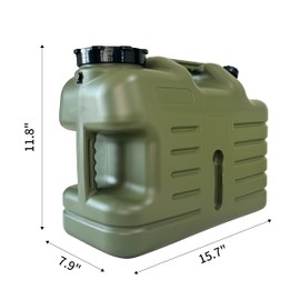 UXPEYIC 5 Gallon Water Container with Spigot, Portable Camping Water Jug, BPA Free Emergency Water Storage Tank for Outdoor Hiking Camping Vehicle Car Picnic Supplies
