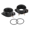 EVGATSAUTO 2 Piece Motorcycle Intake Manifold Carburettor Boot Joint for