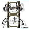 Savior Equipment Horizontal Steel Wall Mount Firearm Rifle Display Rack,