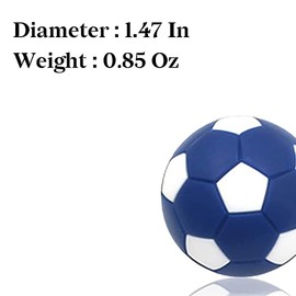 12Pcs Foosball Table Balls 1.42 Inch Table Soccer Balls for Foosball Tabletop Game Foosball Accessory Replacements Multicolor World Cup Foosball/Gifts