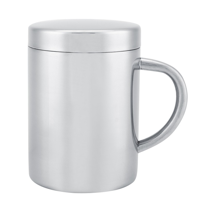 Durable Stainless Steel Double Walled Insulated Mug Cups with Handle