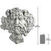 Design Toscano Bacchus, God of Wine Greenman Wall Sculpture: Large