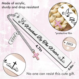 Baptism Gifts for Girl First Communion Gifts for Teen Girls Teenager Religious Cross Bookmarks Baptism Confirmation Gift Christian Easter Graduation Christimas Stuff
