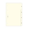 Mini Blank Dividers 4 tabs - cream