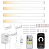 4pcs 30 cm Bar LED Cabinet Light Installation Kit with
