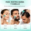 2 PCS Dermaroller 0.25 mm Titanio, Rodillo Facial para Barba