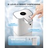 MTYGK Automatic Soap Dispenser Touchless, 6-Level Adjustable,13.5oz/400ml Rechargeabled Wall Mounted