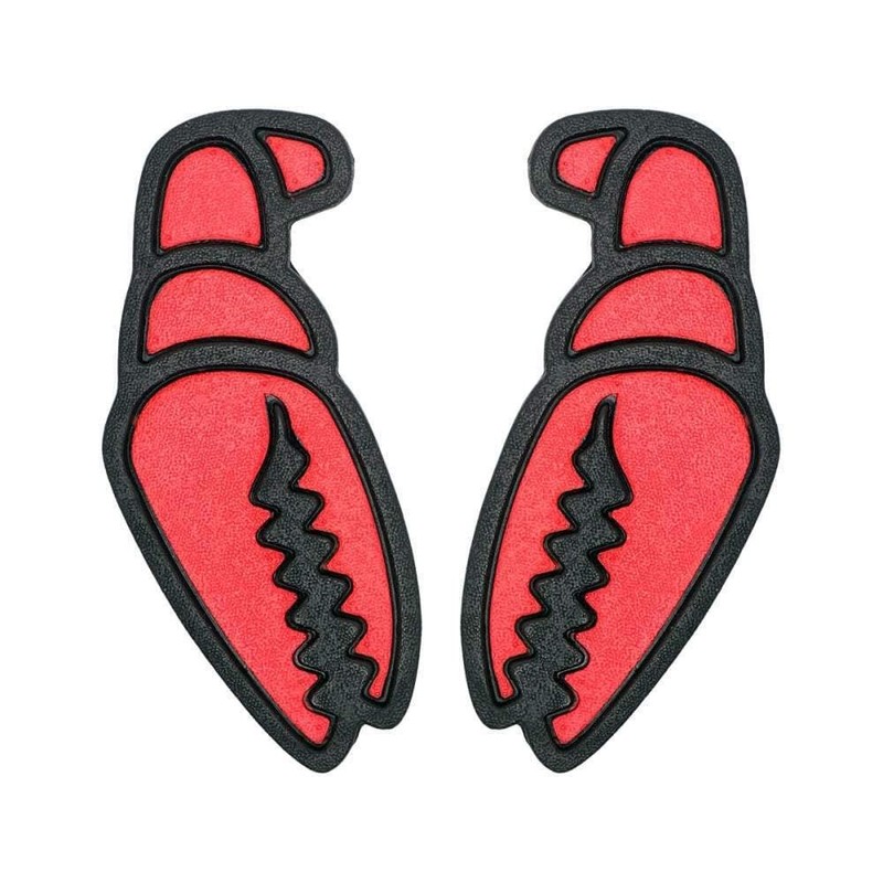 Crab Grab Unisex Mega Claws Traction Pads 2 Pack White