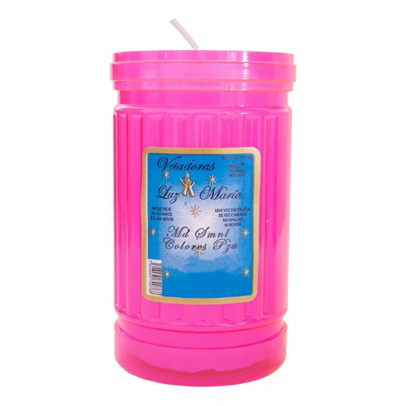 CEB 12 Veladoras Ecológica Media Semanal Blanco 100% Parafina