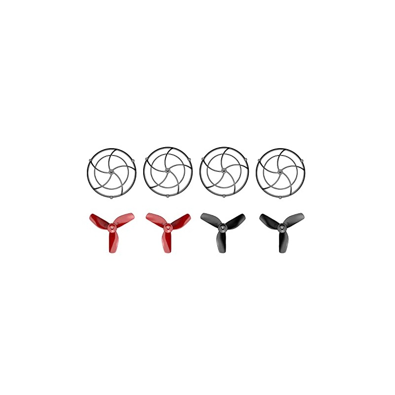 Holy Stone HS420 Drone Propellers 4 Propeller Guards Red