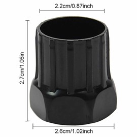 2 Pcs Bike Cassette Lockring Tool,Multifunctional Bottom Bracket Removal Tool Bicycle Cassette Removal for Shimano,for SRAM,for Sun Race, for SunTour