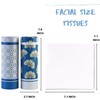 Car Tissues Holder with Facial Tissues - 4 PK -