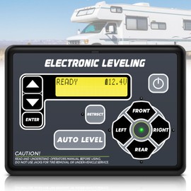 421484 RV Leveling System Touchpad Control Panel for RV 5th Wheel and Travel Trailer Electronic Leveling Control Panel Assembly
