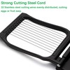 Egg Slicer, Heavy Duty Metal Egg Slicer Cutter for Boiled