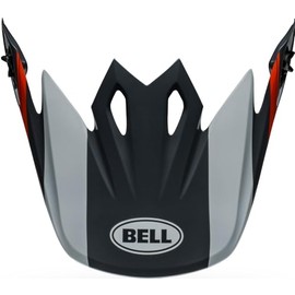 BELL Helmets Visor for MX-9 Dart MIPS Helmets - Gloss Charcoal/Orange