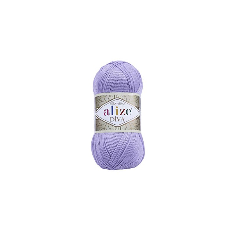 Alize Diva Silky Effect 100% Microfiber Acrylic Yarn Thread Crochet