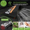 Enzeno Enzeno Patio Furniture Set Cover, Outdoor Sectional Sofa Couch Set Covers Waterproof, Garden Dining Table Chair Set Cover Outside Rectangular Heavy Duty Weatherproof 110" L x 57" W x 28" H Black